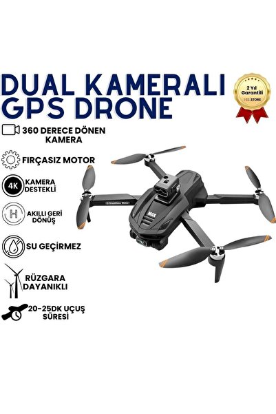 HZL Dual Kamera Engel Aşabilen Çift Kameralı Drone – Yüksek Çözünürlüklü Havadan Görüntüleme Uzun Uçuş K