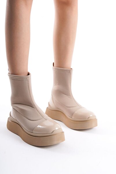 MARSEDO Sasha - Γυναικείες καθημερινές μπότες Stretch, Χοντρή σόλα