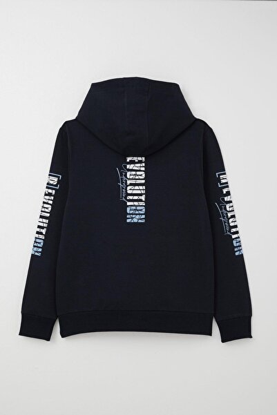 Breeze Світшот для хлопчиків з капюшоном і кишенями 9-16 років, темно-синій