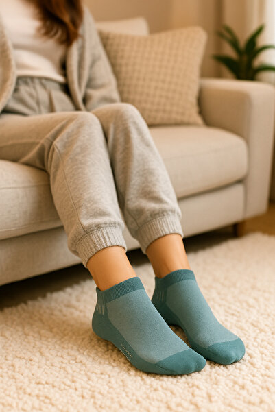 Socketta Дамски безшевни чорапи с подсилена пета от бамбук, 9 чифта, многоцветни – Premium