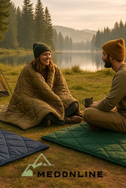 Med Online Kamp Battaniyesi Şantiye İş Ev Yorganı Outdoor Sıcacık 150*210 cm