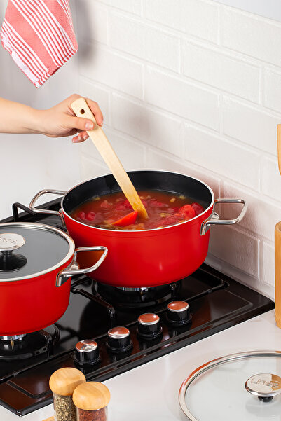 Lines Rozella 7 Piece Titanium Granite Pot Set