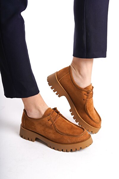 MARSEDO Halsey Taba Women's Loafer - Lace-Up Casual Shoes