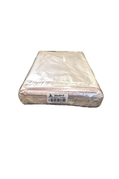 Generic Brand 1000 Pieces (30X40+5) Opp Gelatin Taped Adhesive Nylon Bags