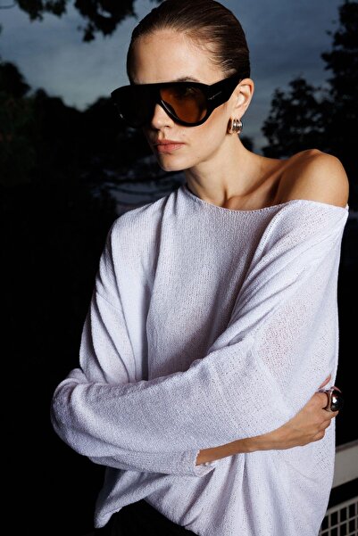 Mixray Γυναικείο 6933 Boat Neck, Slim Seasonal πλεκτό και πουλόβερ