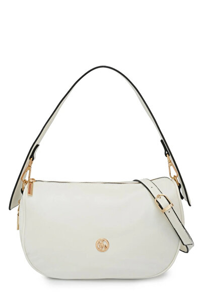 David Jones Γυναικεία Τσάντα ώμου Λευκή