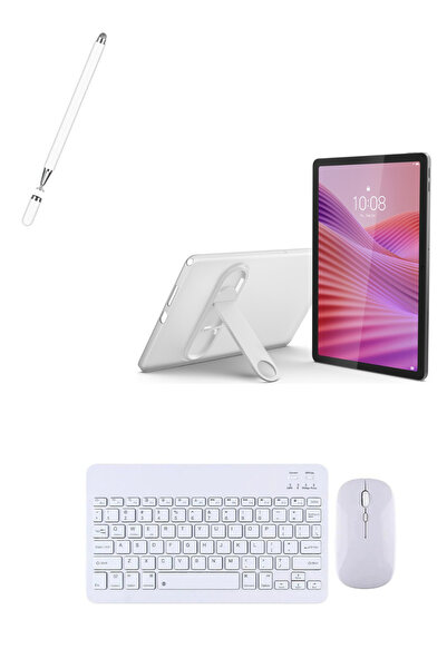 LENOVO Tab M10 4GB/64GB 10.1 (GENİŞ EKRAN)HD Tablet +ŞEFFAF KILIF +BEYAZ KLAVYE MOUSE+BEYAZ KALEM