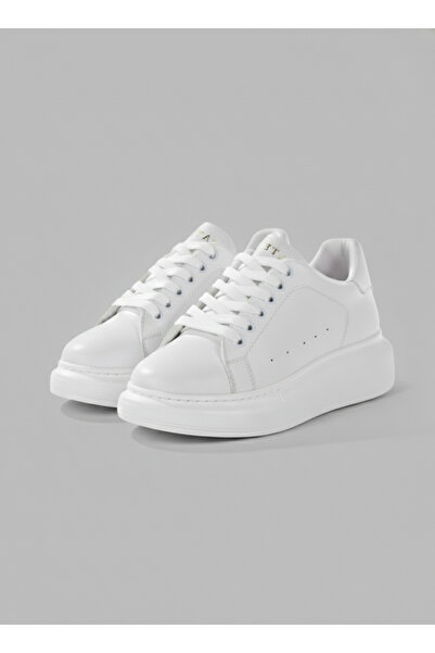 Catelyn Pantofi sport casual cu șireturi Queen alb pentru femei