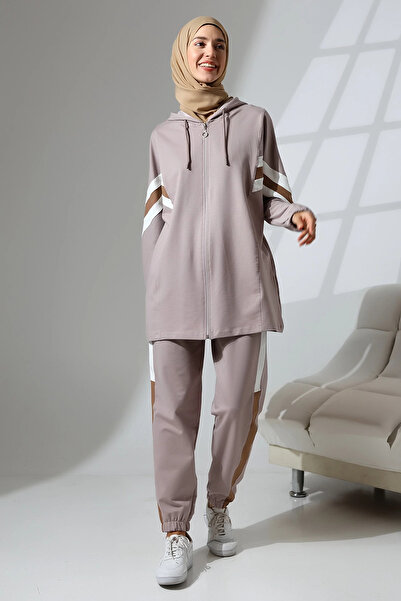 Mihran Butik طقم حجاب نسائي أنيق - تونيك موسمي من القطن الممشط، رياضي ومريح، ...