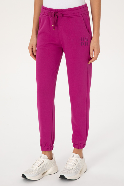 U.S. Polo Assn. Kadın Fuşya Jogger Eşofman Altı 50313591-VR023