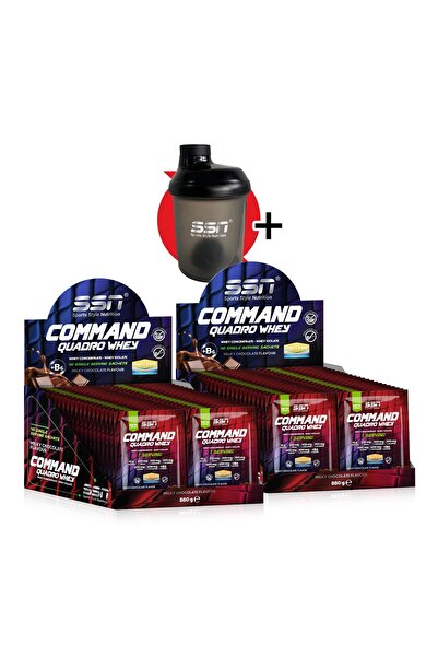 SSN Sports Style Nutrition Command Quadro Whey 1760 gr 80 Şase Çikolata (40 X...
