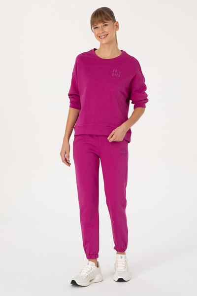 U.S. Polo Assn. Kadın Fuşya Jogger Eşofman Altı 50313591-VR023