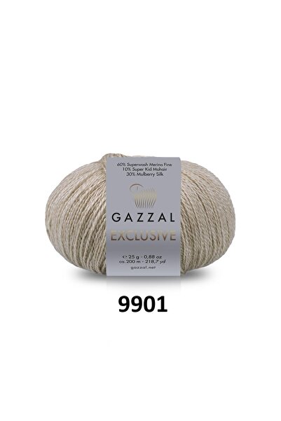 GAZZAL İPLİK Gazzal Exclusive Ață de tricotat din mătase de dud 150 gr Pachet...