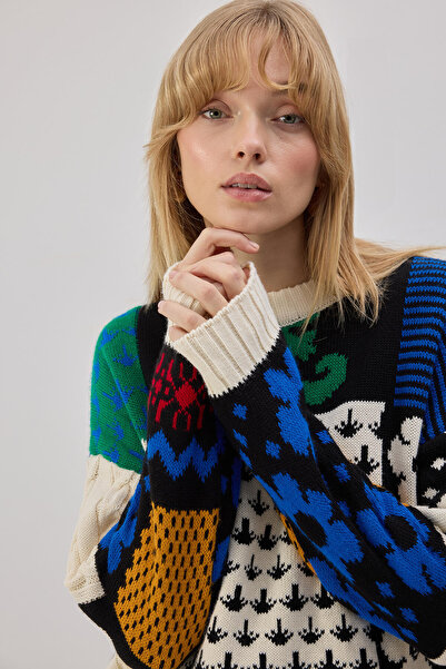 Touché Privé Πλεκτό πουλόβερ - με σχέδιο