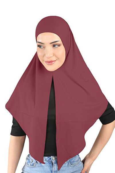 Ecardin وشاح من القماش الدقيق، حجاب، شال رياضي - ست 208 بورجوندي
