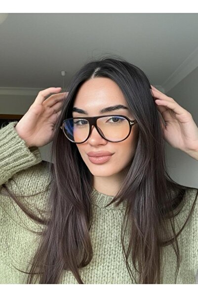 funeyes Marcus Brown Pilot Blue Light Protection Unisex Popular Model Optical Glass Compatible Glasses Drop Model