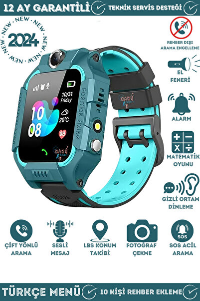 TEKNOBO Akıllı Çocuk saatı sımkartlı konusma uzaktan takıp ortam dınleme rehb...