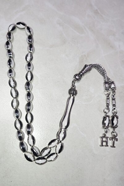 ŞAHBEY TESBİH KİŞİYE ÖZEL Sıyah Beyaz Mineli Alpaka Taraftar Tesbihi / Hediye...