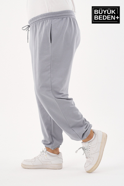 Superlife Ανδρικό παντελόνι Battal Relaxed Slim Φούτερ SPR24BEA51