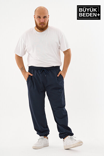 Superlife Men's Battal Relaxed Fit Slim Sweatpants Spr24Bea51