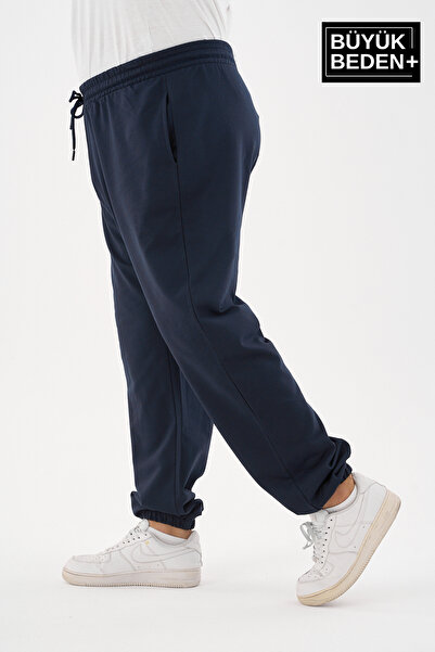 Superlife Men's Battal Relaxed Fit Slim Sweatpants Spr24Bea51