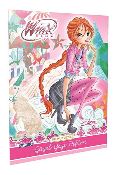 Gıpta Winx Beautiful Writing Notebook Wire Stitching Mixed Cover A4 40 Sheets