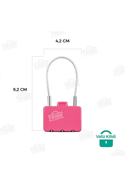 Trink Çanta Combination Suitcase Lock - Luggage Lock - Bag Lock - Travel Lock - Fujya -