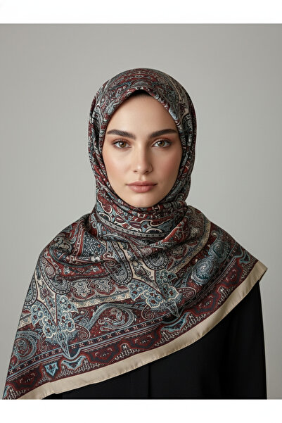 CAPPİO Scarf Silk Look Ethnic Breeze Shawl