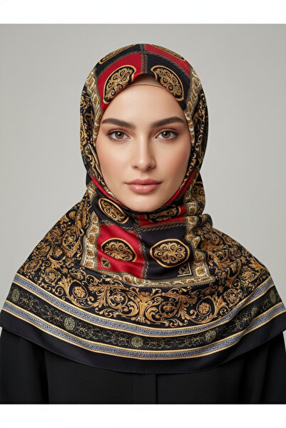 LadyCoco Soft Cotton Circle Patterned Shawl