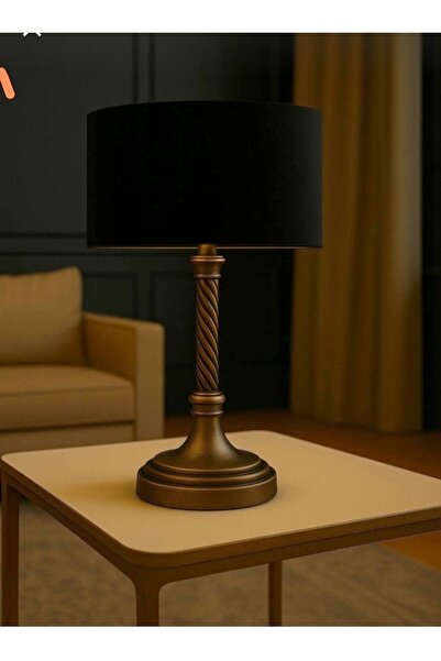 Lampada Burgu Concept Eskitme Metal Abajur - Black