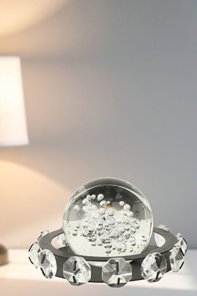 Begüsa Soliva Cam Toplu Taşlı Aksesuar Siyah