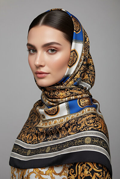 LadyCoco Soft Cotton Circle Patterned Shawl