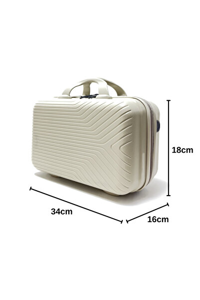 ALBATROS PPM55 Beige Makyaj Çantası