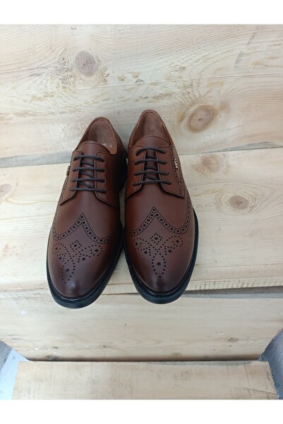 LİCCAS Мъжки зимни ботуши с неплъзгаща се гумена подметка, водоустойчиви, с подплата от естествена кожа, с връзки, кафяви