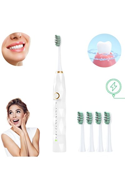 Full Abundance Periuță de dinți electrică sonică A6S+PLUS cu senzor nou, 5 moduri, 15 niveluri de intensitate