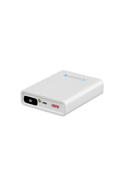 ENERX Enr-p10188dc 10000 Mah 2.1 Amper Dijital Göstergeli Powerbank Beyaz