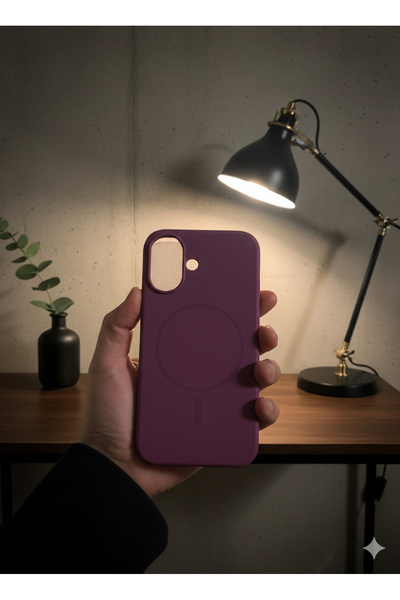 SELVİ iPhone 16 Uyumlu Magsafeli İçi Kadife Kılıf