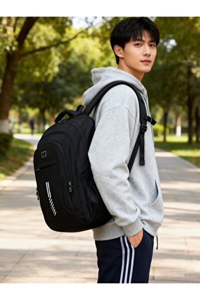 Generic Leisure Travel Backpack Business Sports Large Capacity Debulk Dual-Shoulder Bag