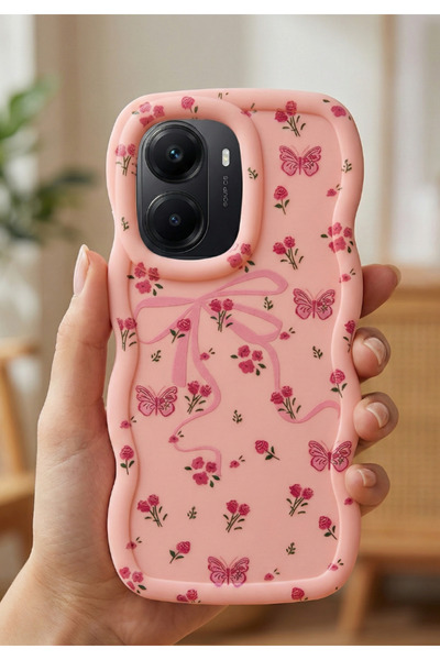 Rivor Xiaomi Poco X7 Pro Compatible Case with Camera Protrusion, Ribbon and F...