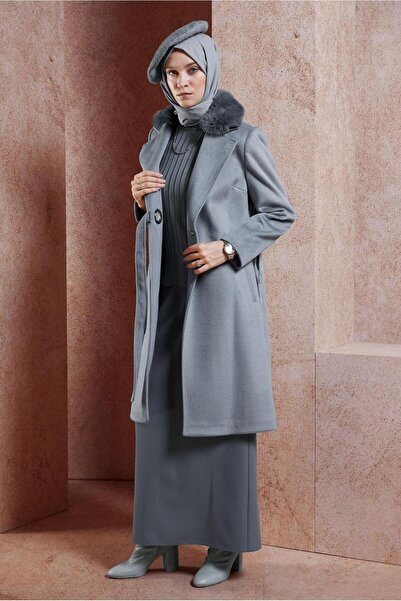 Alvina Поясний пальто з деталями 90502