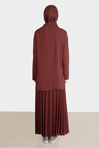 Alvina Printed Detail Double Skirt Suit 42612