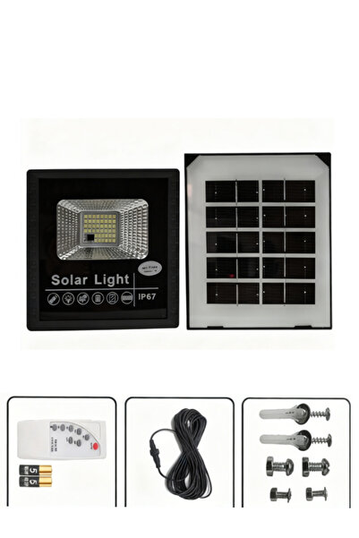 EHOME مصباح كشاف شمسي خارجي بقوة 100 واط للفناء وحمام السباحة والمستودع والملعب والفندق والمزارع