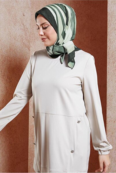 Alvina Eșarfă cu imprimeu geometric ALVINA 8440