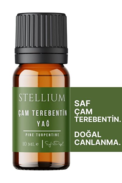 STELLIUM Çam Terebentin Uçucu Yağı 10 ml (%100 Doğal)-Pine Turbentine Essenti...