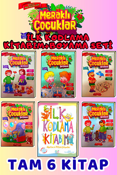 GÖNÜL YAYINCILIK Eğlenceli ilk Kodlama Etkinlikleri ve(Meraklı 1-2-3-4-5 Sevi...