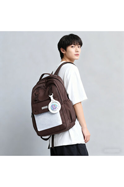 Generic High-Beauty Junior High School Girl Backpack Fashion School Bag High School College Student