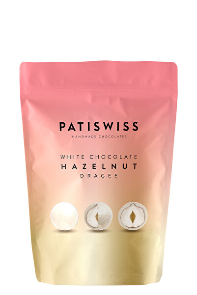 Patiswiss Beyaz Çikolatalı Fındık Draje, 80g