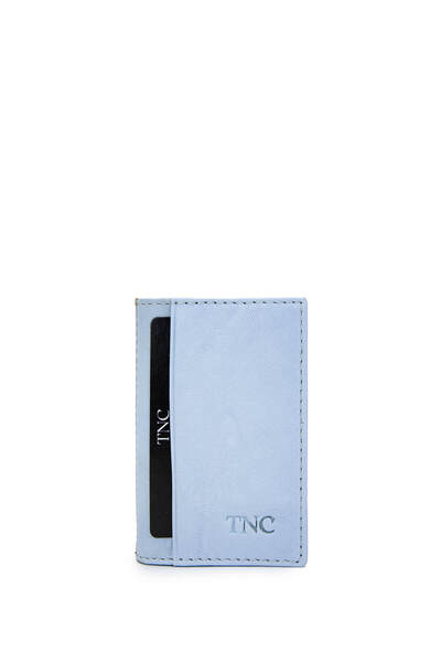 Tamer Tanca Suport pentru carduri unisex din piele naturală Ice Blue