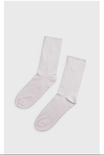 Buly Дълги чорапи от памук в цвят екрю