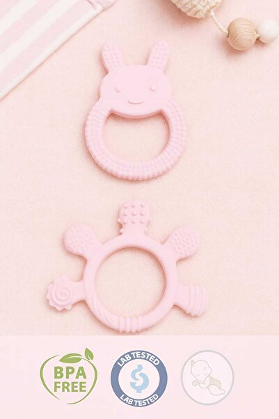 CKM silikon BEBEK DİŞ KAŞIYICI 2Lİ TAVŞAN MODEL PARMAK MODEL DİŞLİK